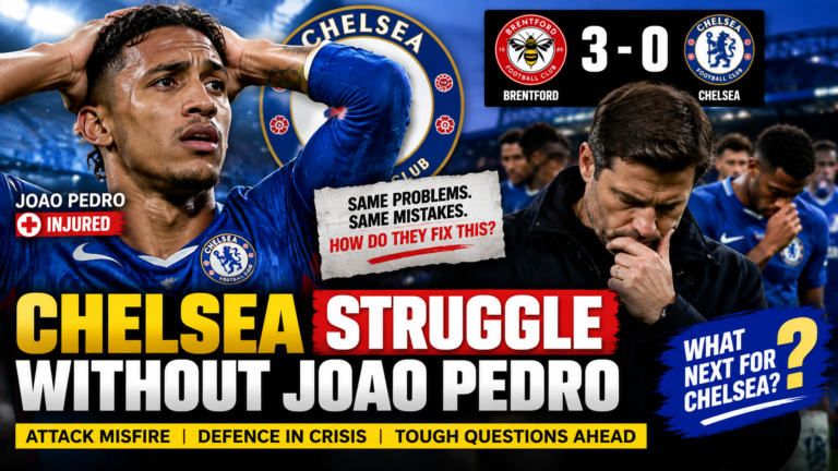 Chelsea Joao Pedro absence has exposed major attacking and defensive problems as the club searches for solutions after a heavy defeat.