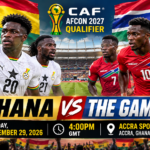 Ghana vs The Gambia: Black Stars Turn Focus to September 29 AFCON Qualifier