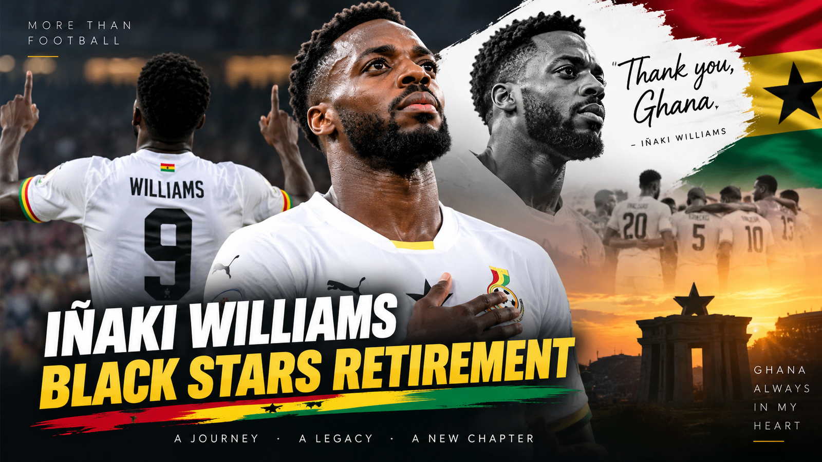 Iñaki Williams Black Stars Retirement