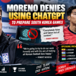 Robert Moreno ChatGPT claims and South Korea football