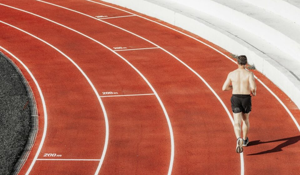 Athlete training on a running track; illustrative image for Ghana sports development coverage