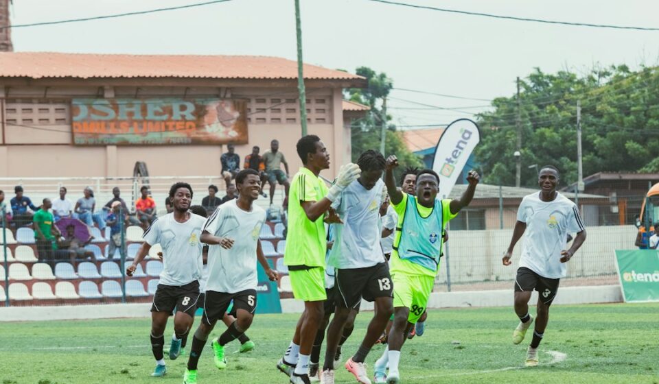 Ghana football players illustrative image