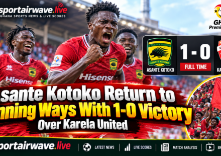 Asante Kotoko Return to Winning Ways With 1-0 Victory Over Karela United